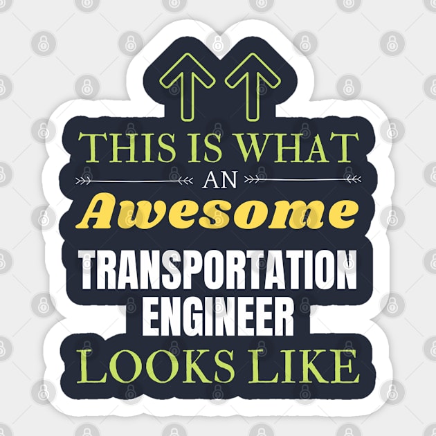 Transportation engineer Sticker by Mdath
